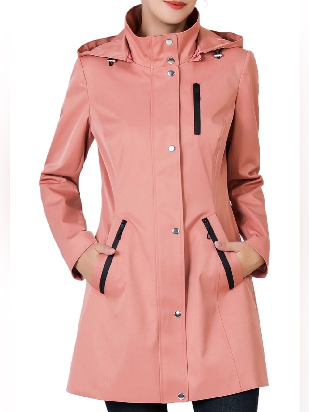 Kimi + Kai Women's "Molly" Waterproof Hooded Anorak Jacket